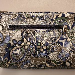 Sakroots Blue and White Desert Spirit Crossbody